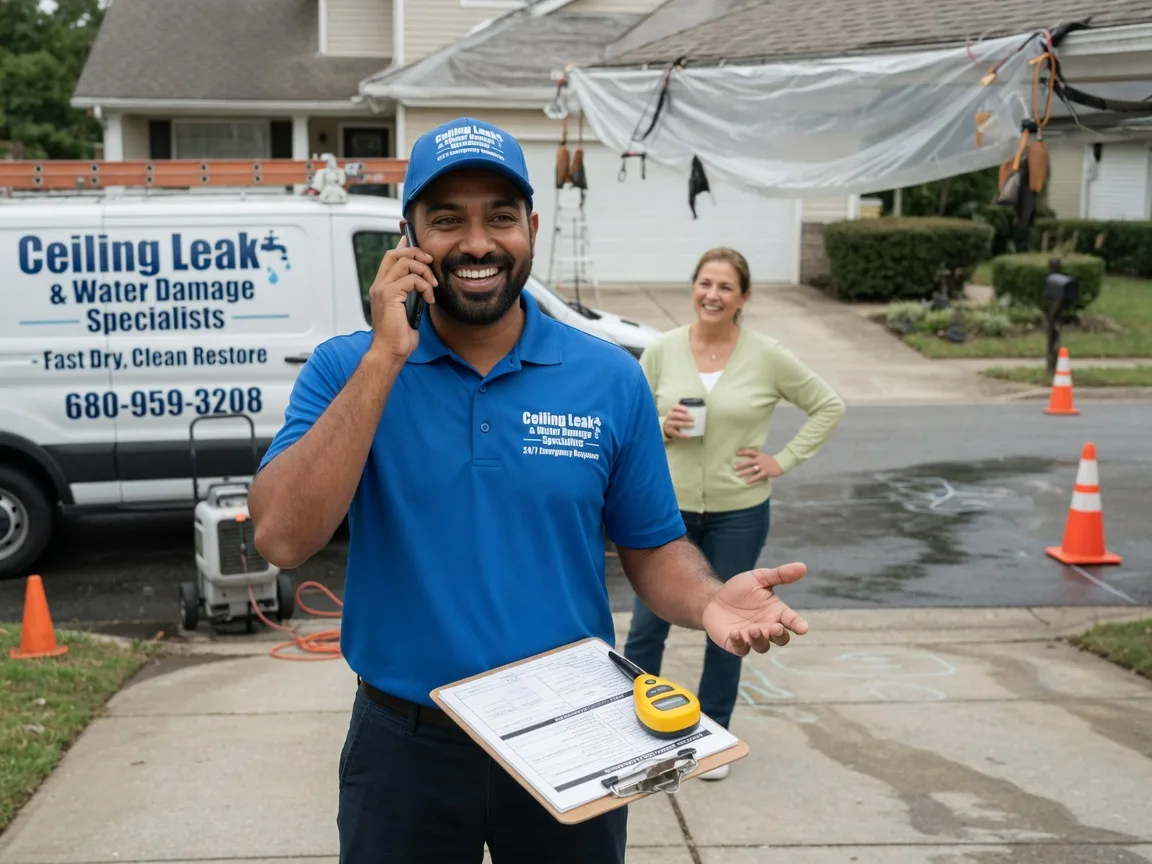 Ceiling Leak Cleanup Dallas, GA FAQs